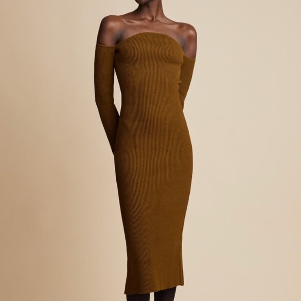Khaite  Matilda Dress in Absinthe (XS)